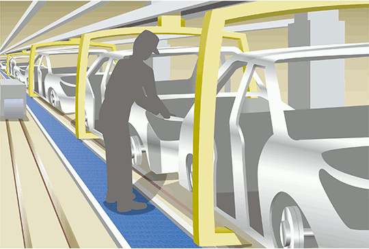 確保安全汽車產業塑膠塊狀鏈條