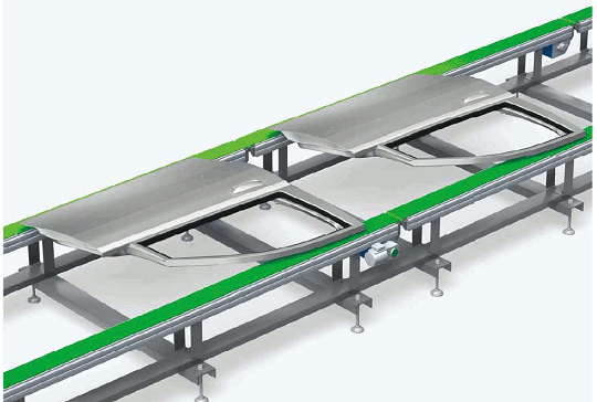 自動化汽車產業塑膠塊狀鏈條