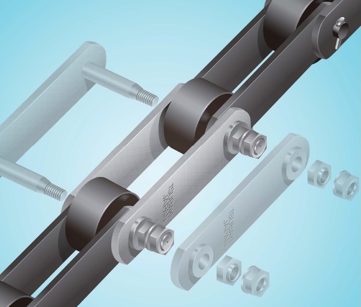 大型輸送鏈條接頭 螺絲鎖緊式鏈節